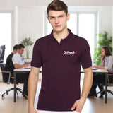 BlendSmart Fast Polo with Embroidered Logo Purple