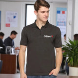 BlendSmart Fast Polo with Embroidered Logo Charcoal Grey