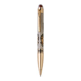 Luxury pen with gold accents on a white background