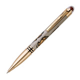 Luxury pen with gold accents on a white background