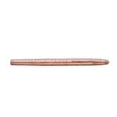 Rose gold pen on a white background