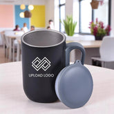 Lisbon Stainless Steel Mug (280 ml) Black