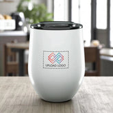 Steel Coffee Tumbler (250 ml) White