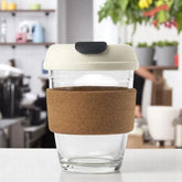 Glass Cork Mug (350 ml)