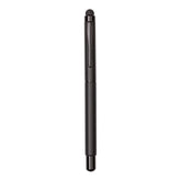 Black stylus pen on a white background