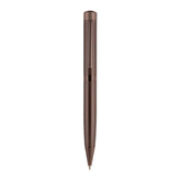 Brown pen on a white background