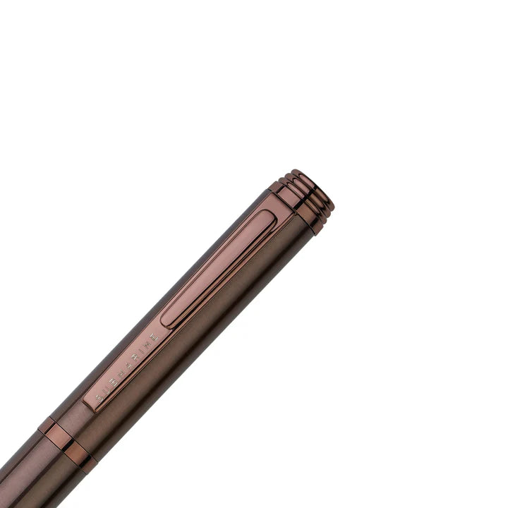 Black telescope barrel with focus and zoom controls on a light gray background