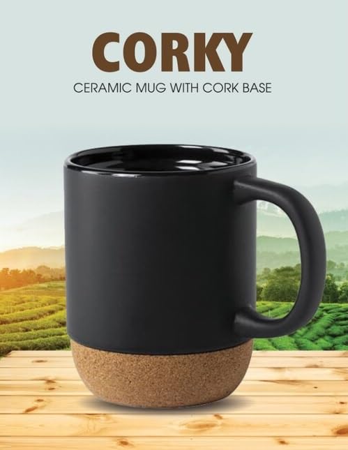 Corky Mug (450ml) Black