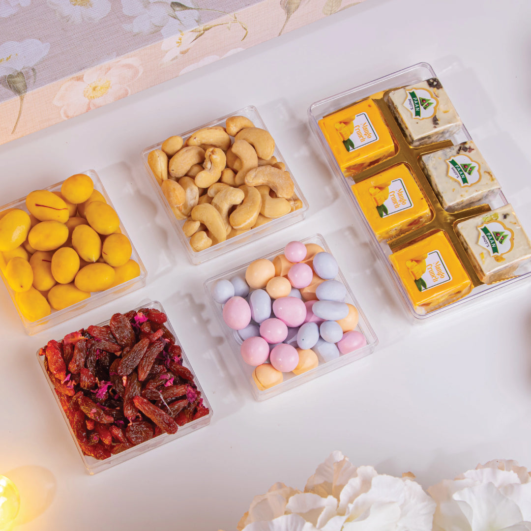 Exotic Nuts And Dragees Gourmet Gift Box