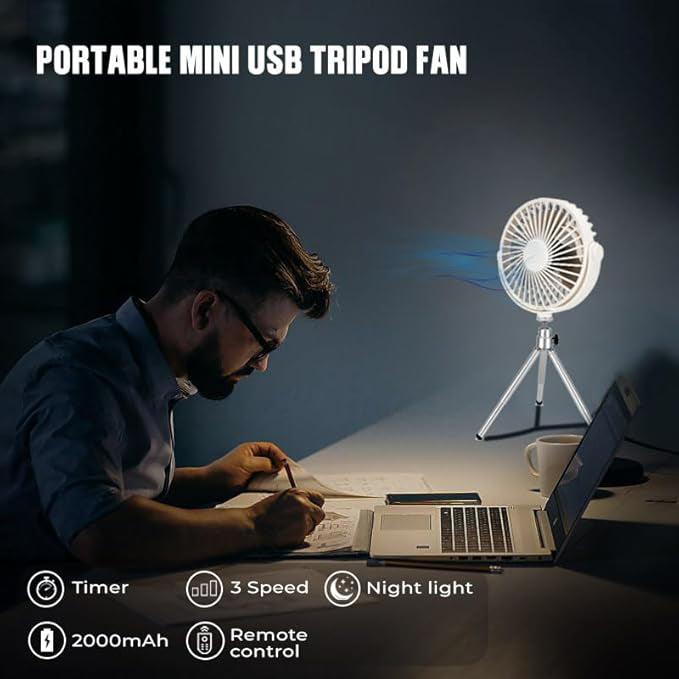 2 in 1 Portable Fan