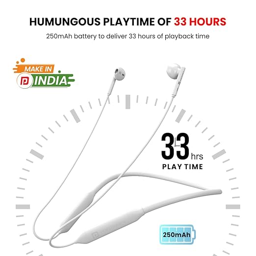 HARMONICS Z5 Wireless Earphones White