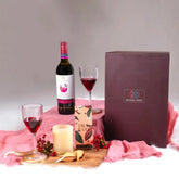 Elegant Santa’s Brunch Affair corporate gift basket featuring artisanal baked goods and gourmet treats