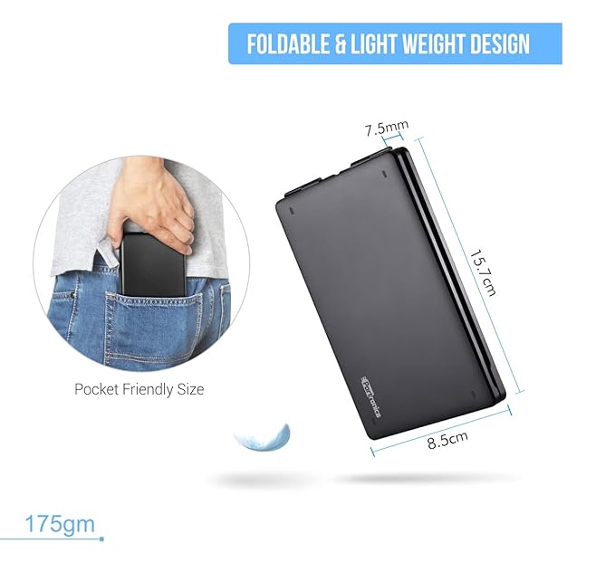 Chicklet Foldable Keyboard