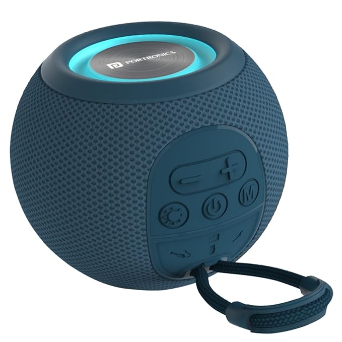 RESOUND 5W Speaker with Inbuilt Mic Blue