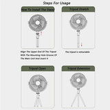 2 in 1 Portable Fan