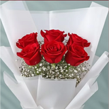 6 Red Roses Bouquet