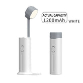 4-in-1 Portable LED Table Lamp and Travel Accessory White & Gray