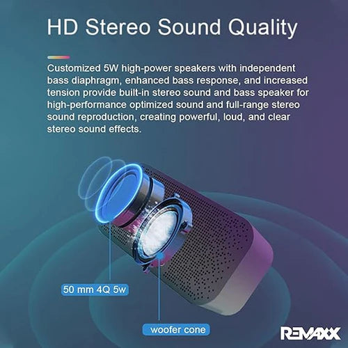 Edge Clock with Wireless Speaker