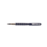Pen with a metallic finish on a white background