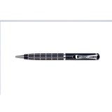 Black pen with grid pattern on a white background