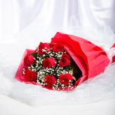 8 Red Roses Bouquet
