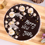 Delightful New Year Chocolate Cake