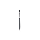 Black pen with silver accents on a white background
