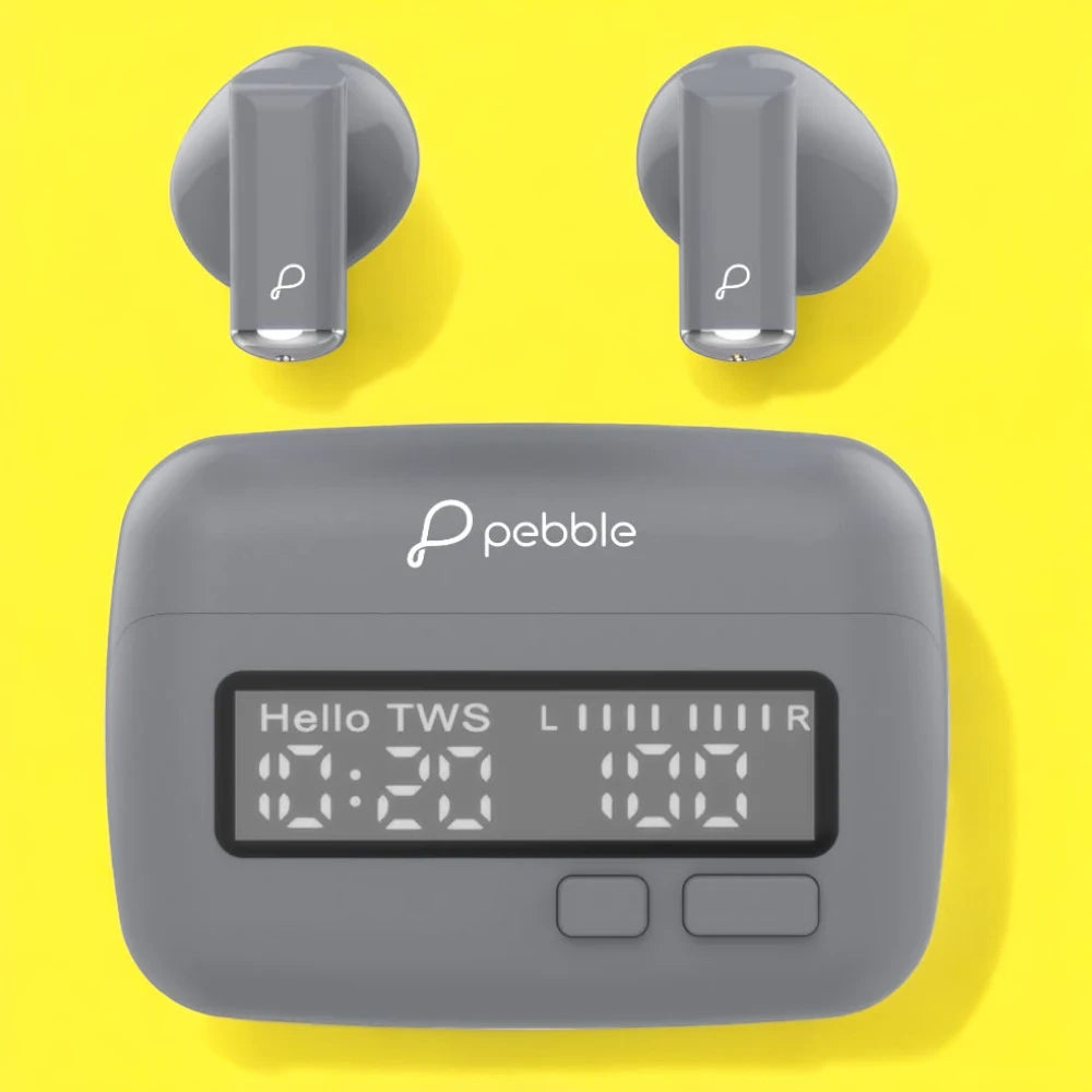 Pebble Retro Buds PTWE11 Gray