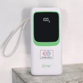 EVM Enlarge Pro White 30000MAH Power Bank EK1240