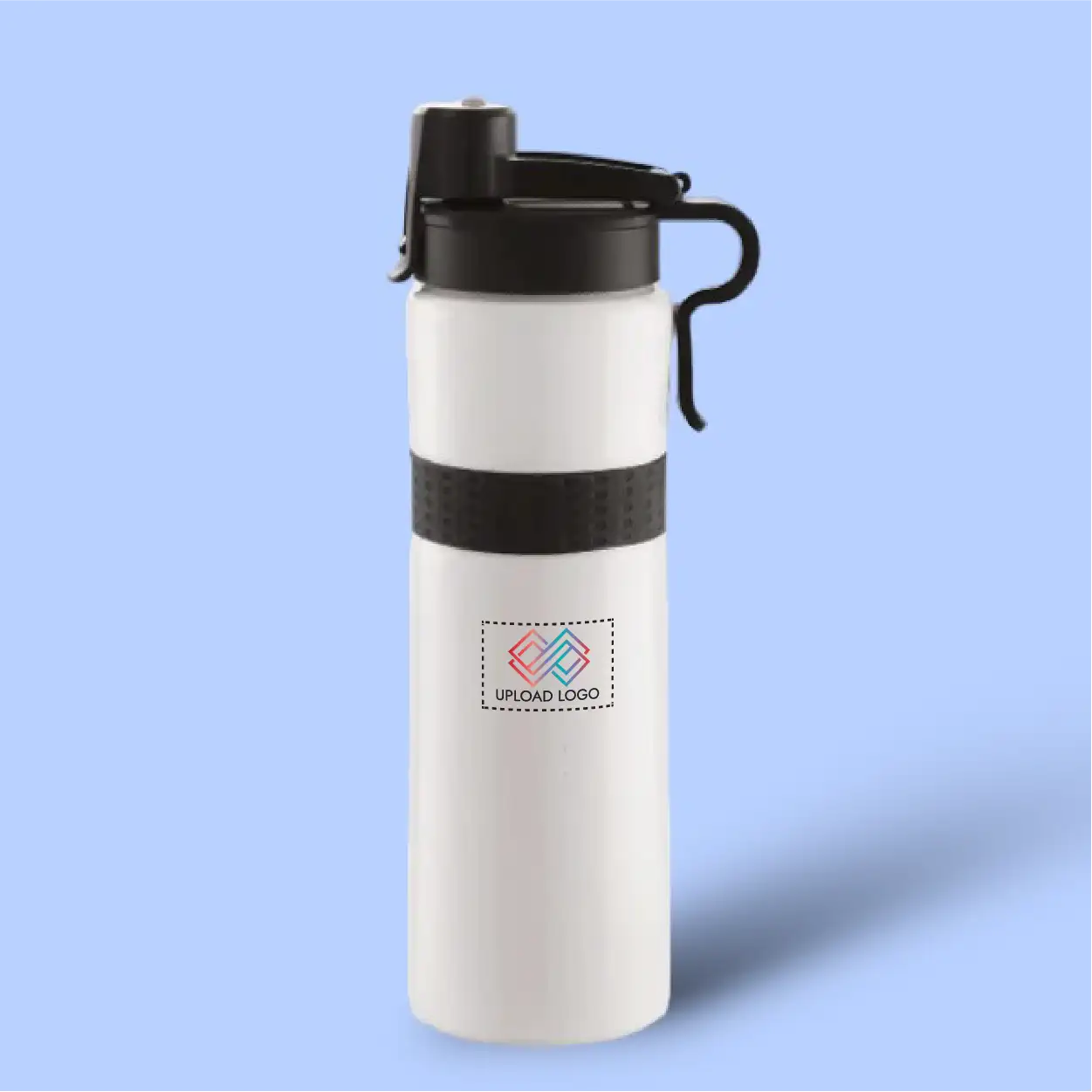 Hiker Steel Sipper Bottle (850ml) WHITE