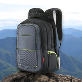 Verge 15.6 inch Casual Laptop Backpack with Rain Cover and Pouch (Grey Green, 36 Ltrs)