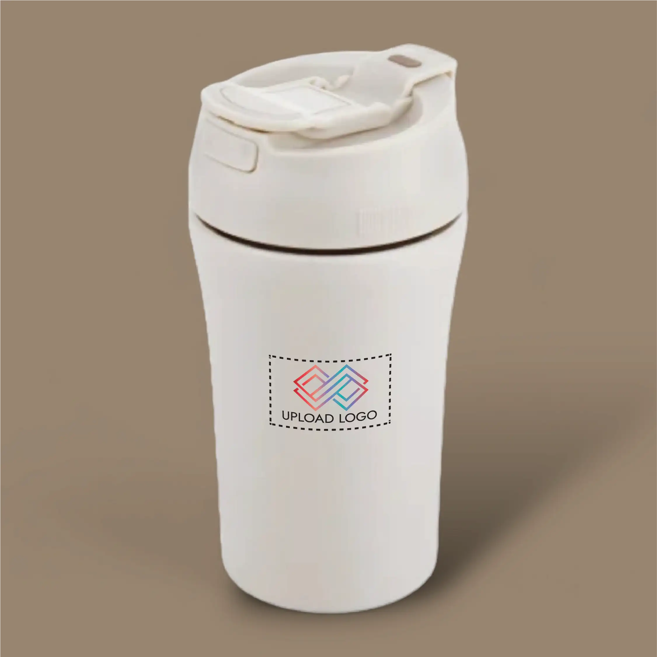 Vacuum Coffee Mug with Push Button Lid (350ml)