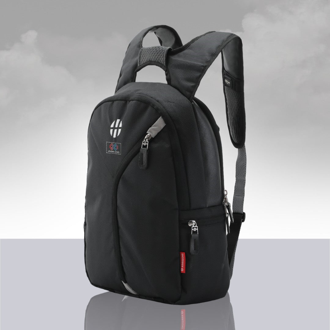 Twin Reversible (2-in-1) 14 inch Laptop Backpacks for Men and Women (Black, 16 Ltrs)