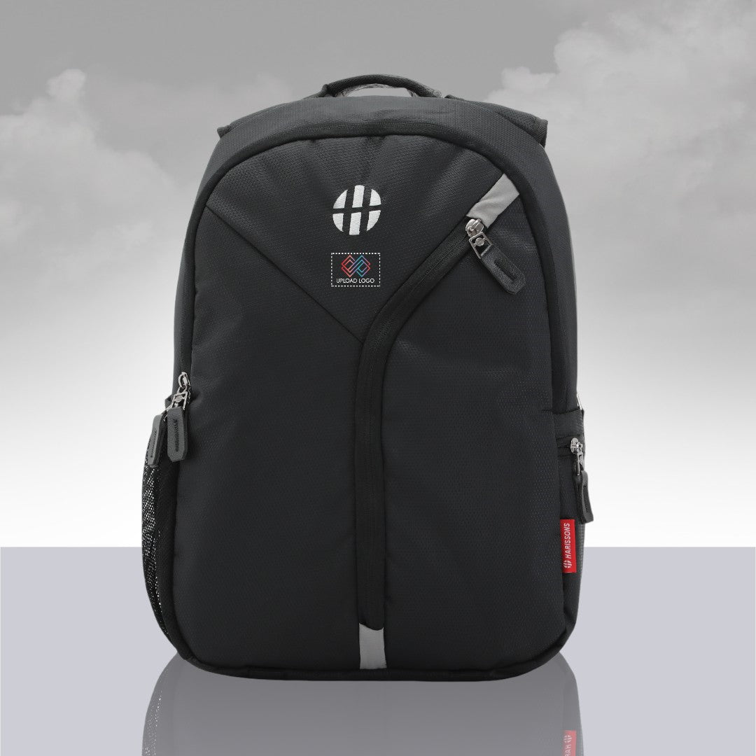 Twin Reversible (2-in-1) 14 inch Laptop Backpacks for Men and Women (Black, 16 Ltrs) Black