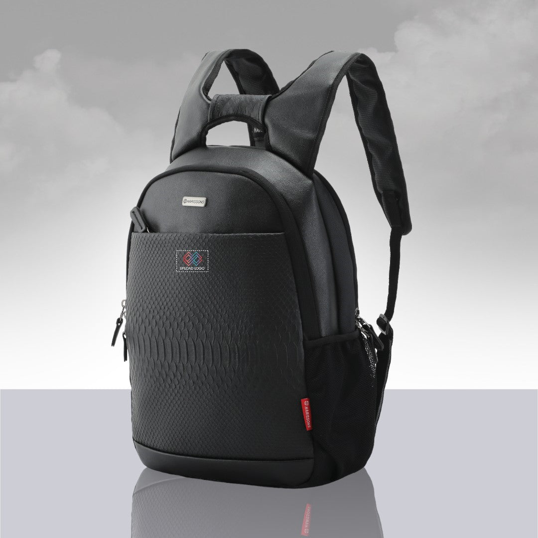 Twin Reversible (2-in-1) 14 inch Laptop Backpacks for Men and Women (Black, 16 Ltrs)