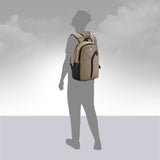 Twin Reversible (2-in-1) 14 inch Laptop Backpacks for Men and Women (Black, 16 Ltrs)