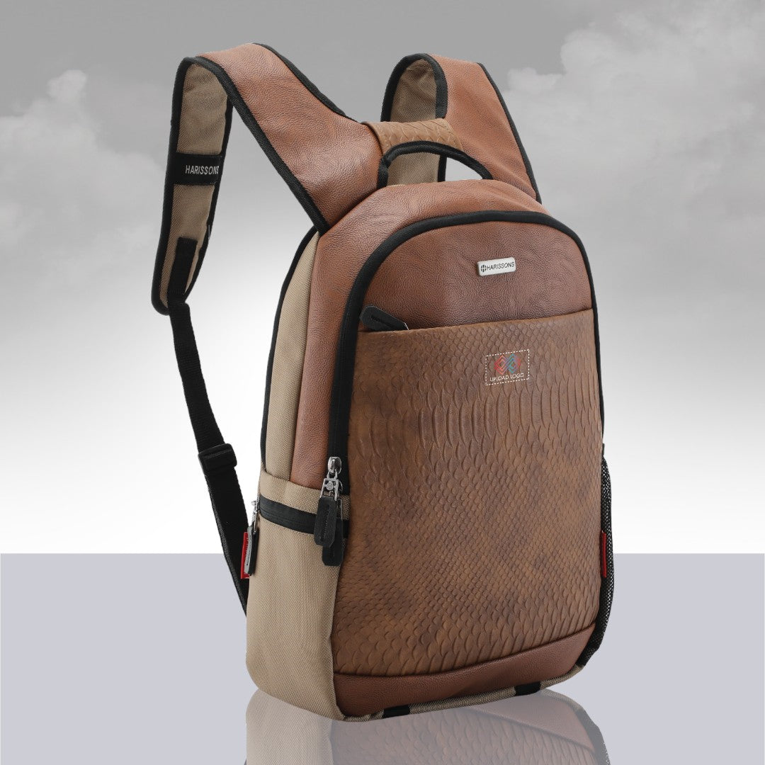 Twin Reversible (2-in-1) 14 inch Laptop Backpacks for Men and Women (Black, 16 Ltrs)