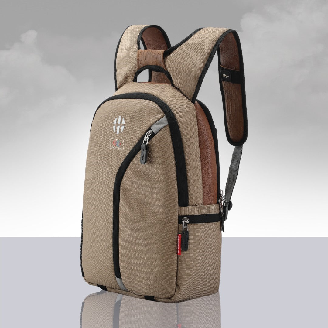 Twin Reversible (2-in-1) 14 inch Laptop Backpacks for Men and Women (Black, 16 Ltrs)