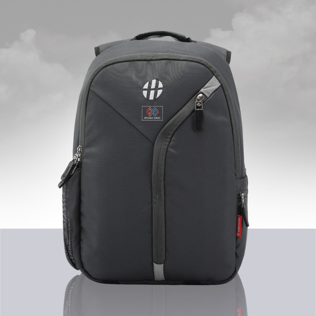 Twin Reversible (2-in-1) 14 inch Laptop Backpacks for Men and Women (Black, 16 Ltrs) Gray