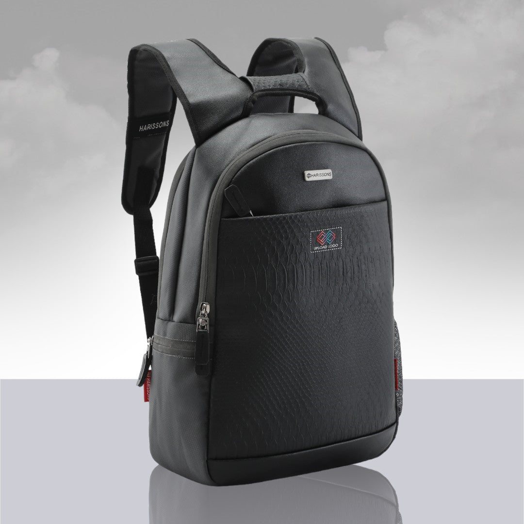 Twin Reversible (2-in-1) 14 inch Laptop Backpacks for Men and Women (Black, 16 Ltrs)