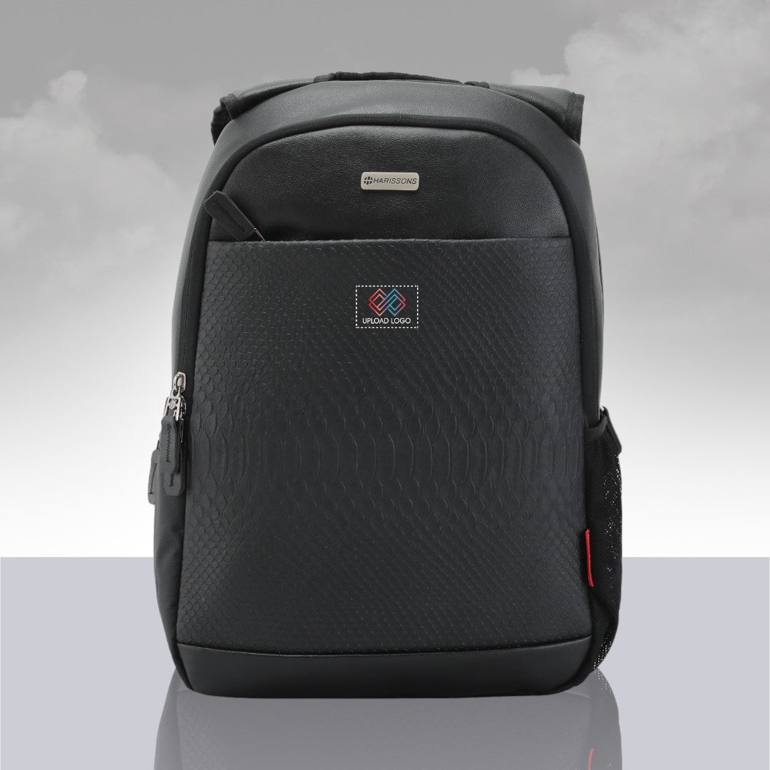 Twin Reversible (2-in-1) 14 inch Laptop Backpacks for Men and Women (Black, 16 Ltrs)