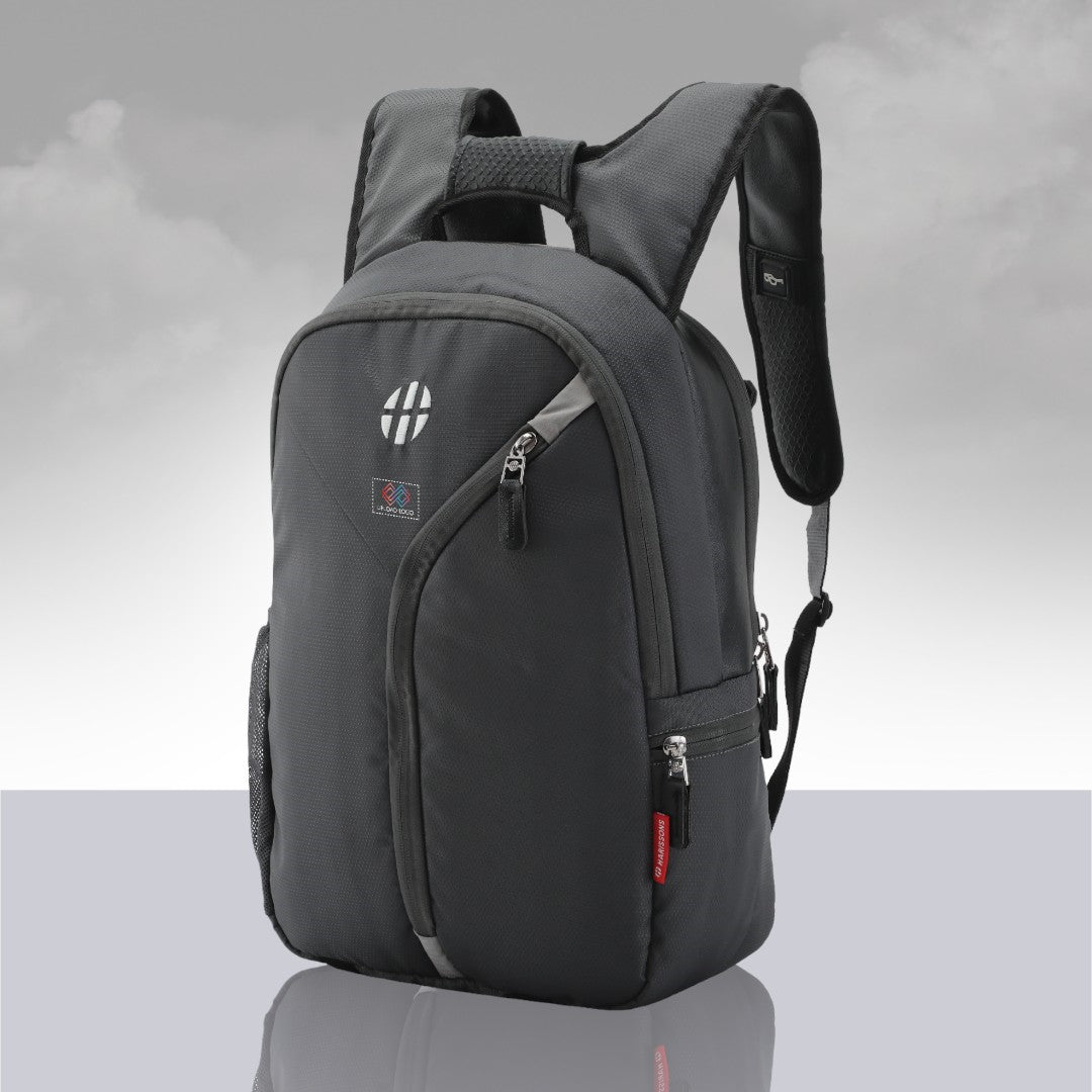 Twin Reversible (2-in-1) 14 inch Laptop Backpacks for Men and Women (Black, 16 Ltrs)