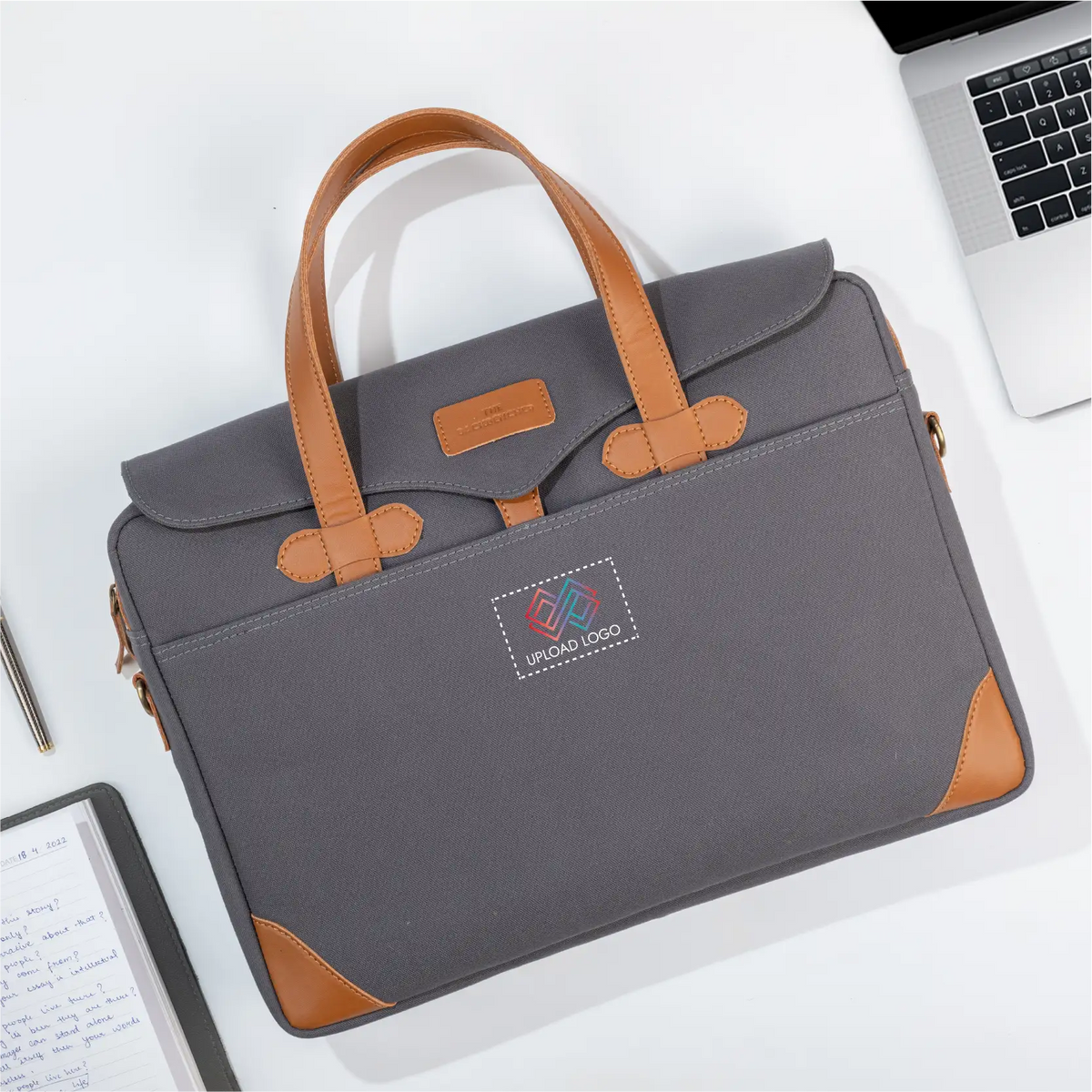 Edward Messenger Laptop Bag GREY