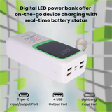 EVM Enlarge Pro White 30000MAH Power Bank EK1240
