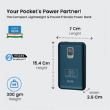 EVM EnNano Pro 10000mAh Powerbank Royal Blue