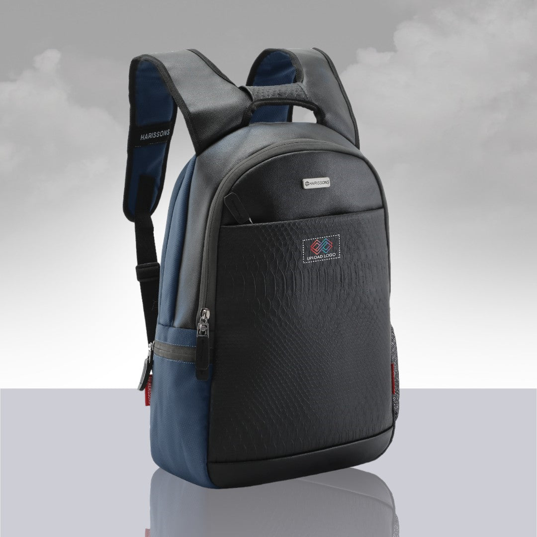 Twin Reversible (2-in-1) 14 inch Laptop Backpacks for Men and Women (Black, 16 Ltrs)