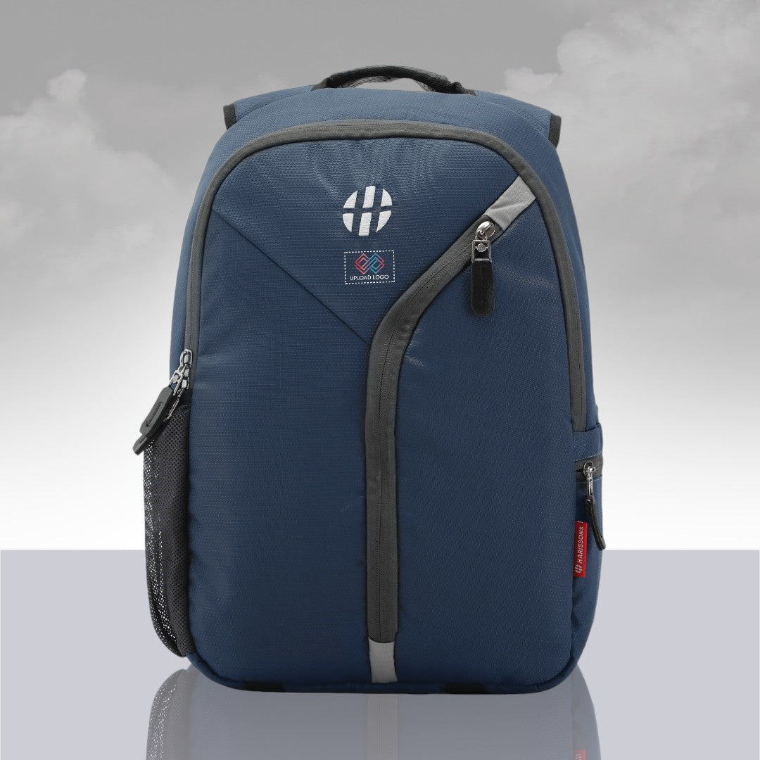 Twin Reversible (2-in-1) 14 inch Laptop Backpacks for Men and Women (Black, 16 Ltrs) Blue