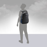 Twin Reversible (2-in-1) 14 inch Laptop Backpacks for Men and Women (Black, 16 Ltrs)