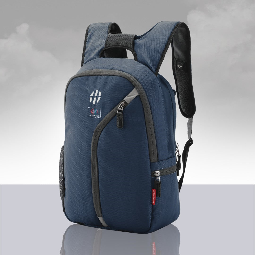 Twin Reversible (2-in-1) 14 inch Laptop Backpacks for Men and Women (Black, 16 Ltrs)