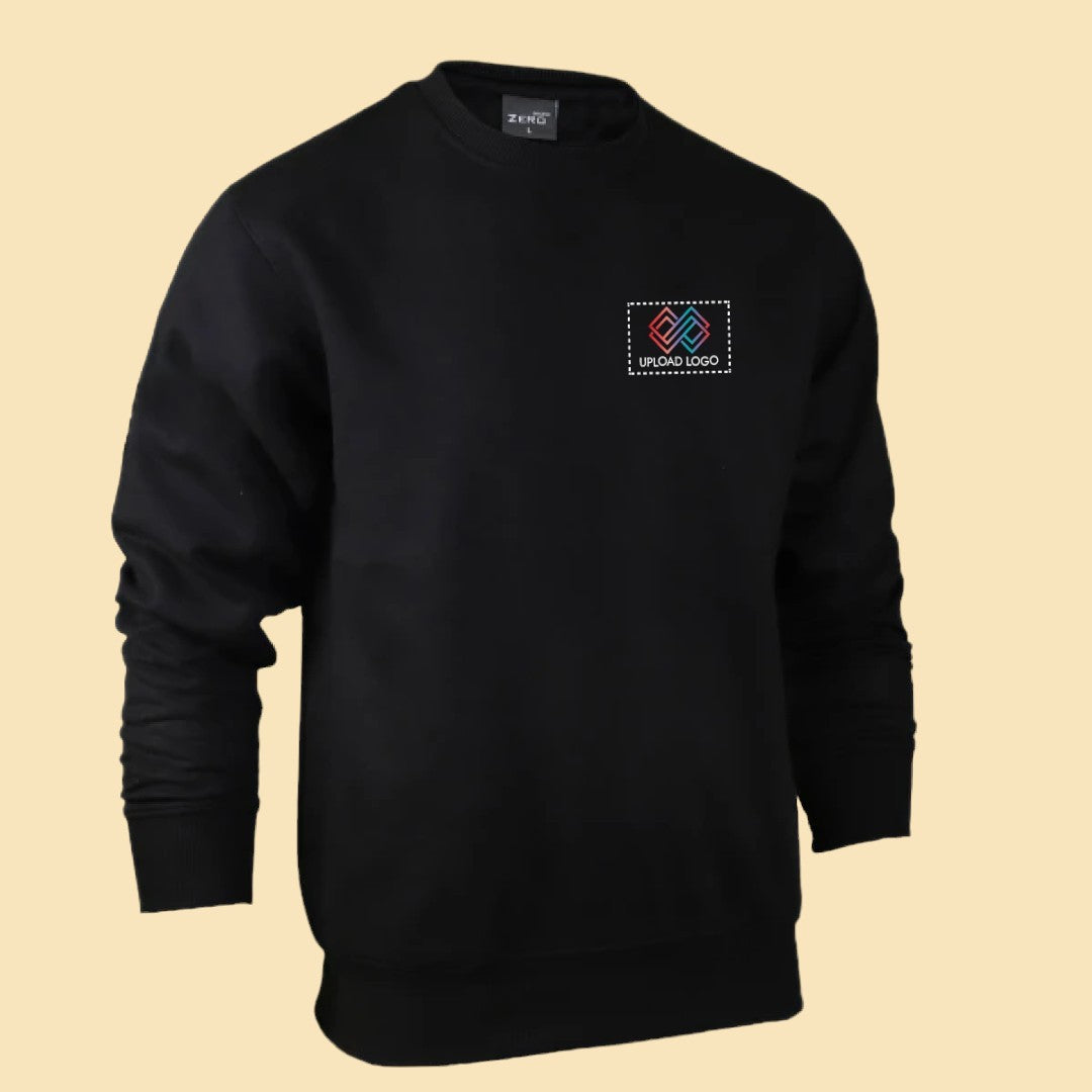 Stylish Crewneck Sweatshirt with embroidered logo